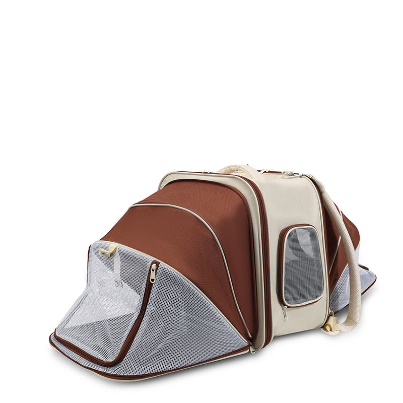 Portable Cat Backpack Outdoor Extendable Pet Camping Bag Fat Cat Available