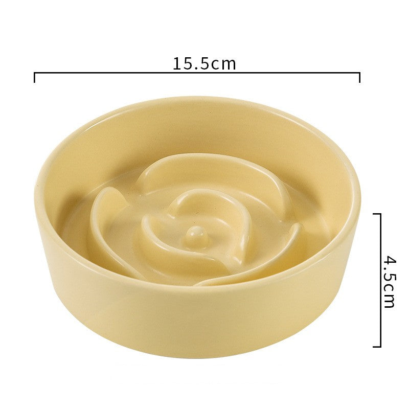 Ceramic Pet Cat And Dog Bowl Small And Medium-sized Dogs Puppy