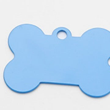 Paint Dog Tag Can Carve Writing Round Footprints Pendant Paw Pet Anti-walking Stainless Steel Pendant