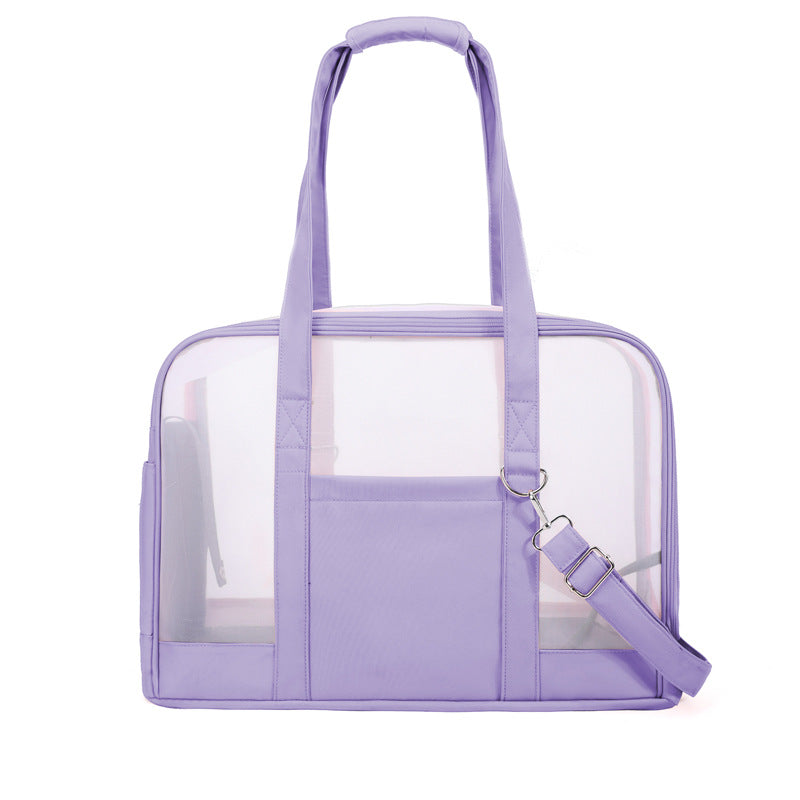 Travel Breathable Dog Bag Soft And Comfortable One-shoulder Portable Cat Bag