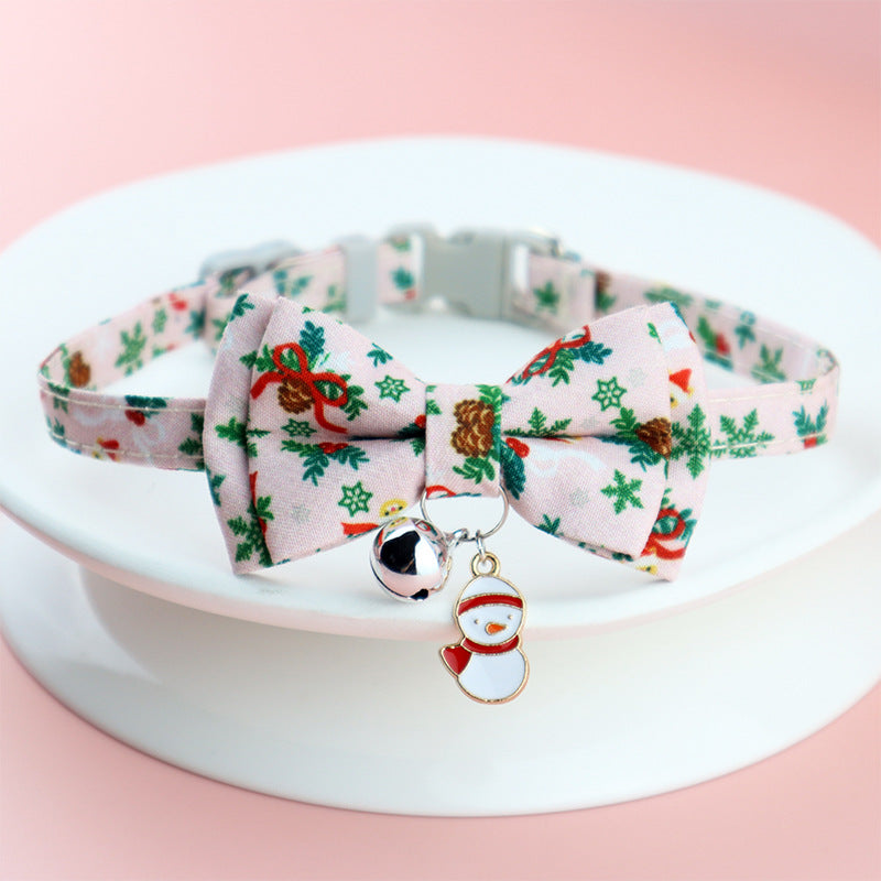 Clang Bow Tie Christmas Fashion Pet Collar