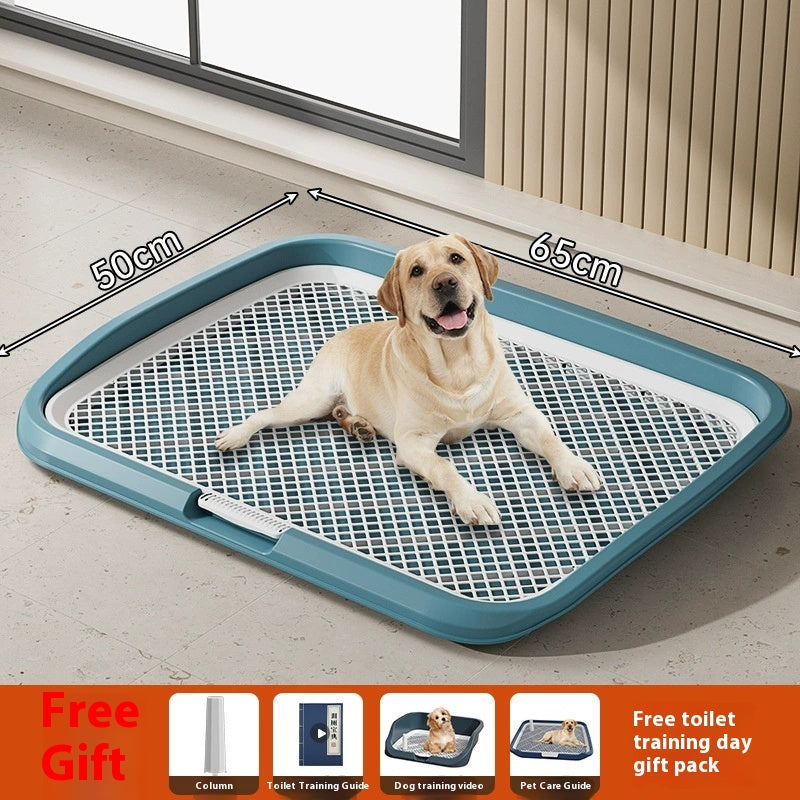 Household Oversized Anti-stepping Shit Flat Dog Toilet