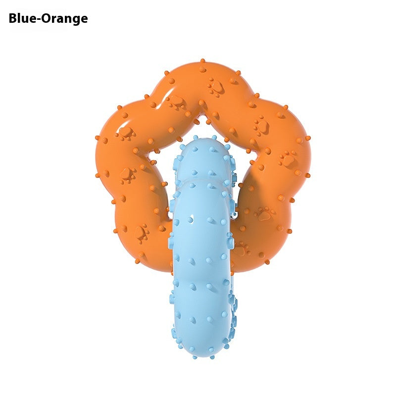 Gnawing Molar Flower Shape Dog Toy