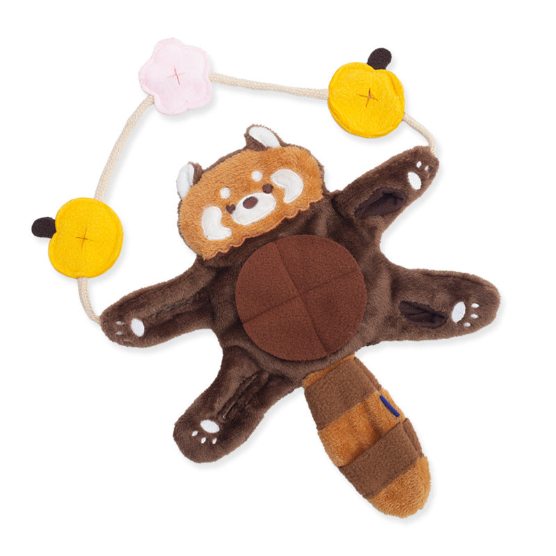 Dog Plush Self Relieving Teddy Bear Toy Grinding Teeth Interactive Solitude Hiding Food Toy Small Dogs Supplies Accessories