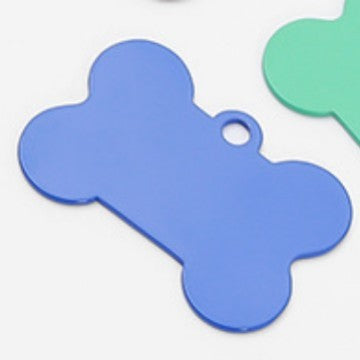 Paint Dog Tag Can Carve Writing Round Footprints Pendant Paw Pet Anti-walking Stainless Steel Pendant