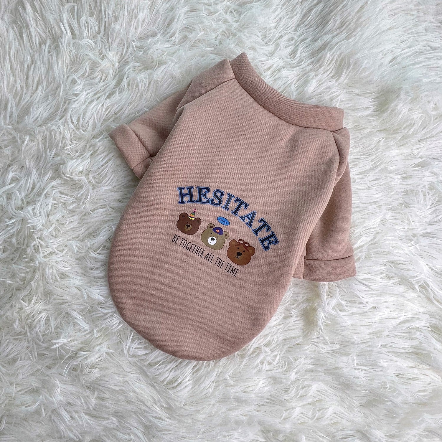 Korean Version Of Warm Cartoon Plush Dog Clothes