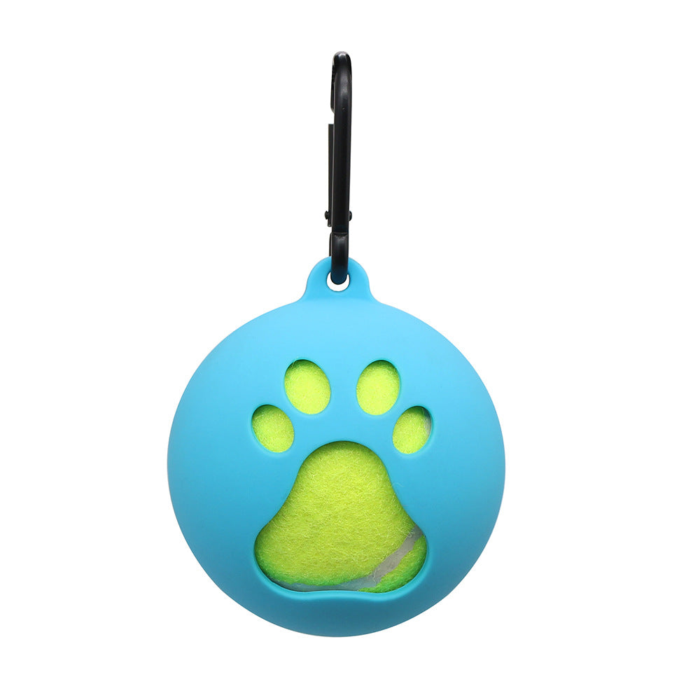 Tennis Bracket Portable Hands-free Dog Walking Supplies Training Ball Sheath