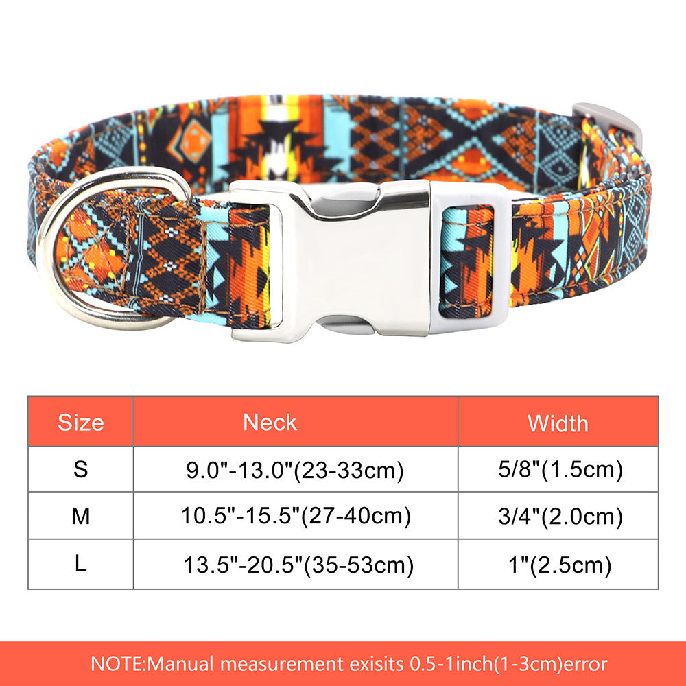 Nylon Pet Collar Personalized Customization