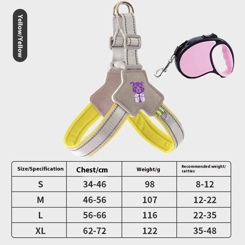 Hand Holding Rope Vest Dog Leash