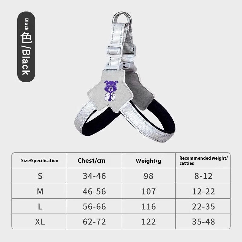 Hand Holding Rope Vest Dog Leash