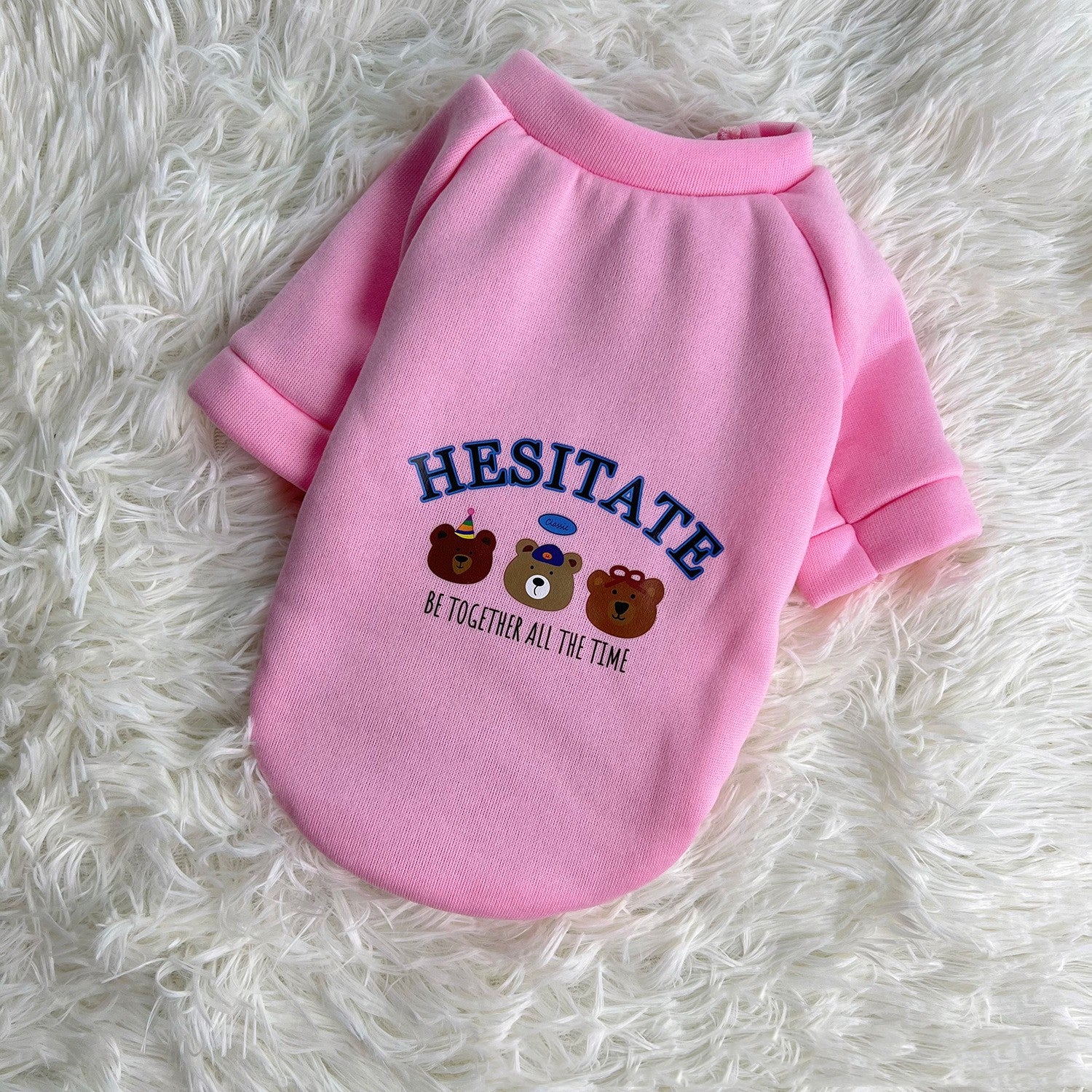 Korean Version Of Warm Cartoon Plush Dog Clothes