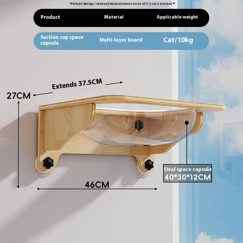 Space Capsule Suspended Cat Scratching Chamfer