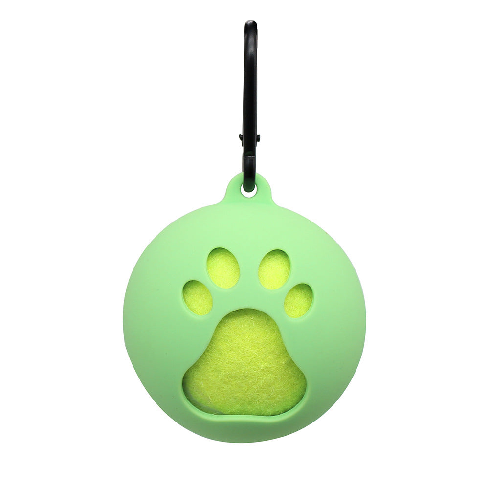 Tennis Bracket Portable Hands-free Dog Walking Supplies Training Ball Sheath