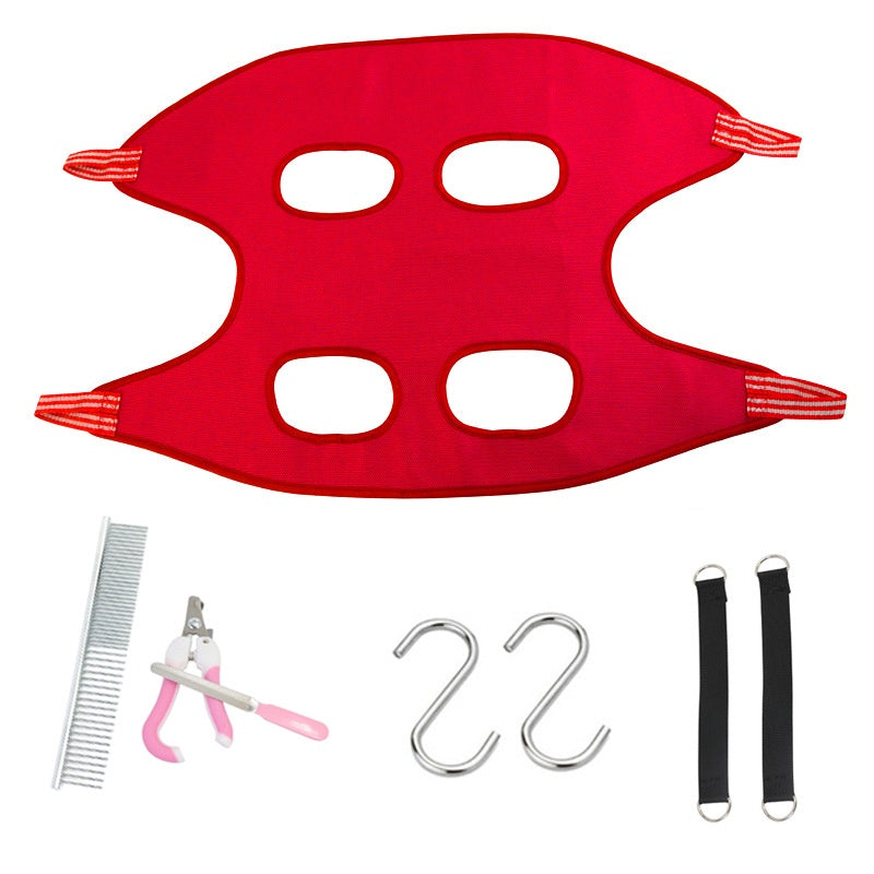 Pet Beauty Hammock Cat Dog Breathable Hammock Nail Trimming Pet Supplies