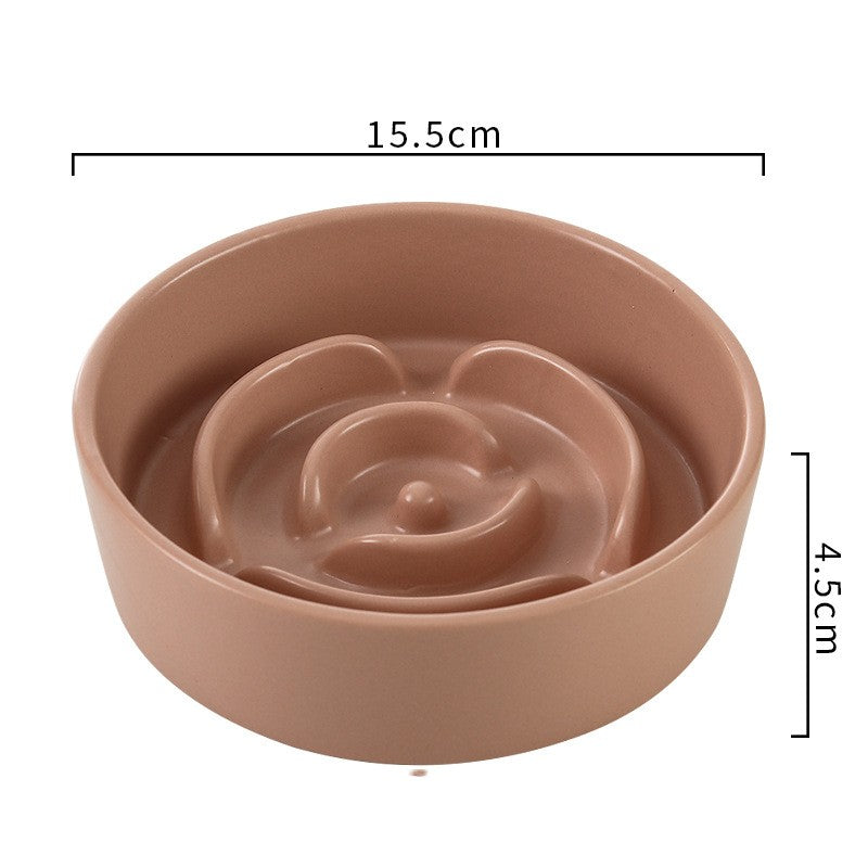 Ceramic Pet Cat And Dog Bowl Small And Medium-sized Dogs Puppy