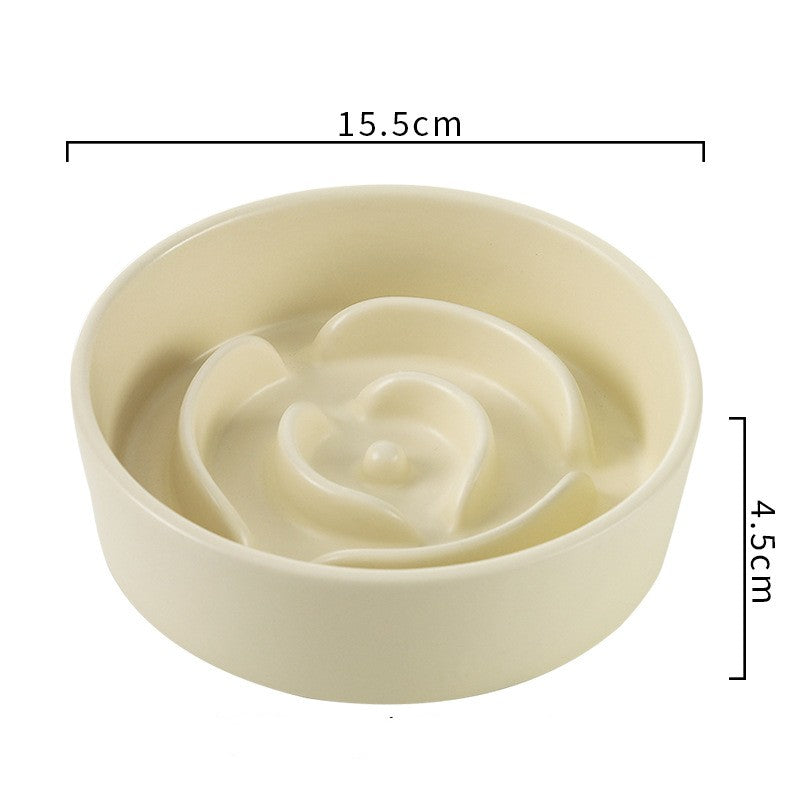 Ceramic Pet Cat And Dog Bowl Small And Medium-sized Dogs Puppy