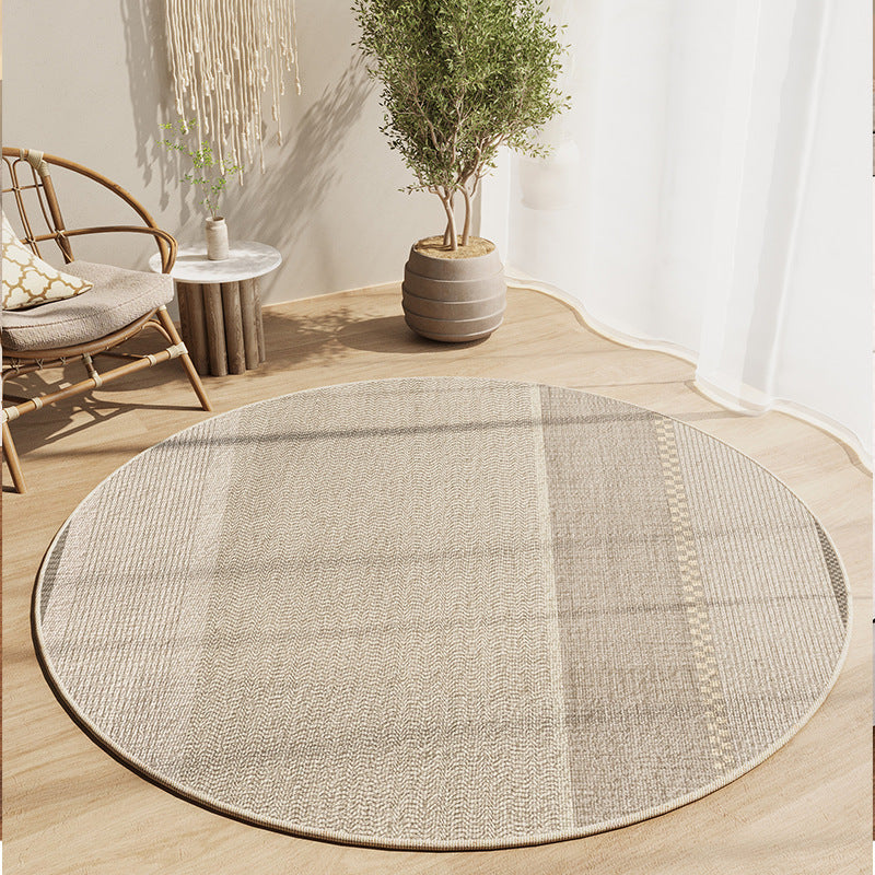 Simple Round Carpet Study Swivel Chair Absorbent Wear-resistant Skid Resistance Blanket