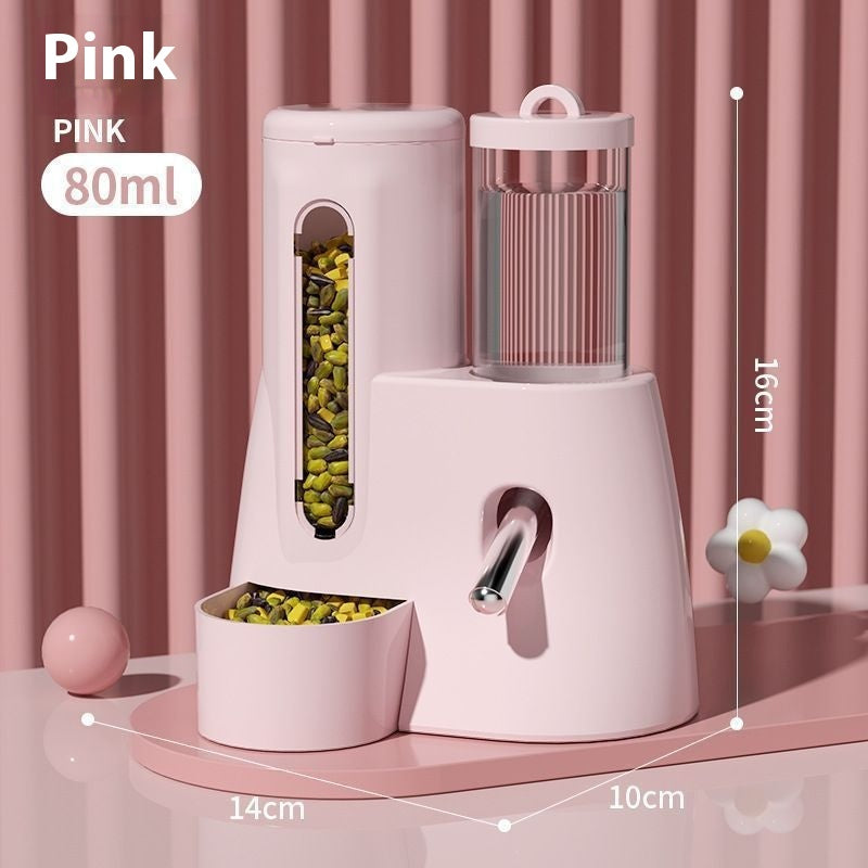 Hamster Automatic Drinking Water Feeder Djungarian Hamster Kettle Food Basin