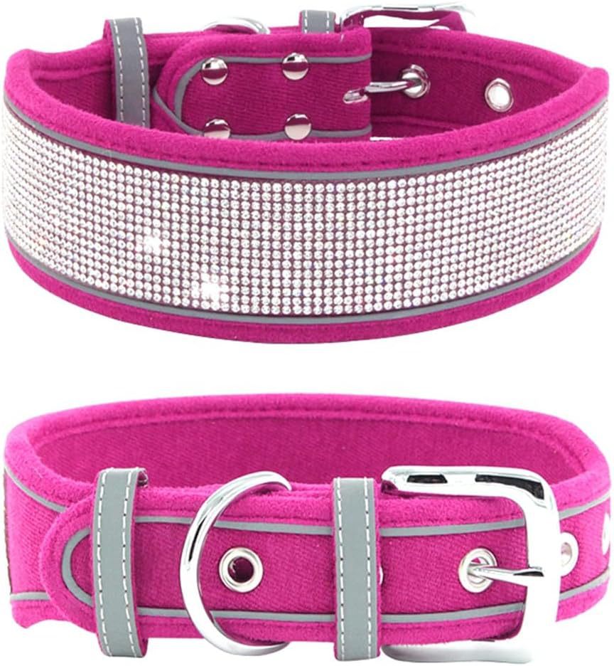 Suede Reflective Dog Collar Soft And Comfortable Dog Hand Holding Rope