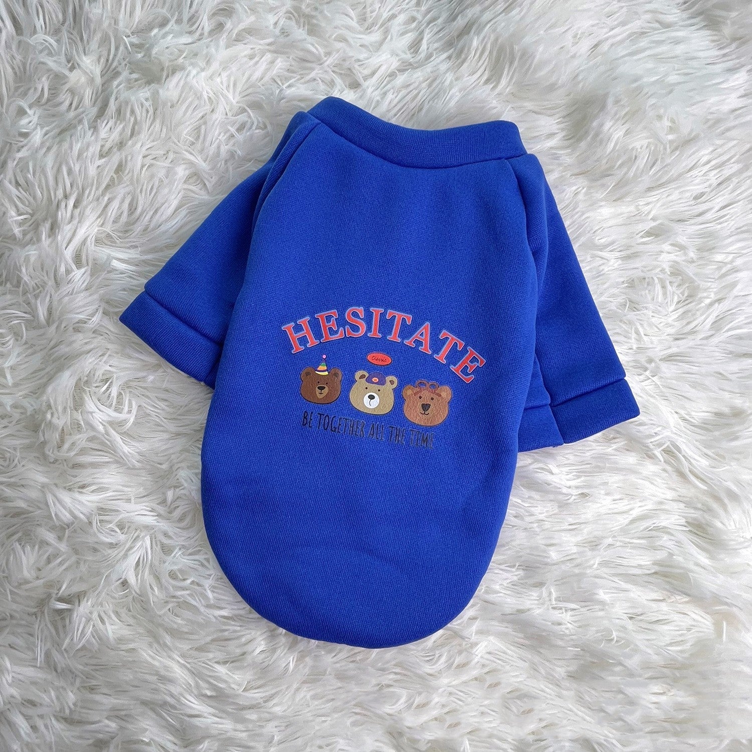 Korean Version Of Warm Cartoon Plush Dog Clothes