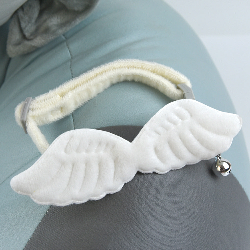 Creative Pet Cat Angel Wings Bell Collar