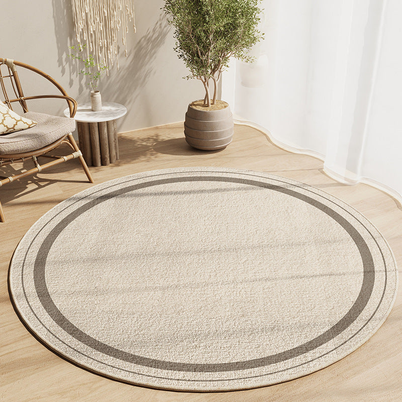 Simple Round Carpet Study Swivel Chair Absorbent Wear-resistant Skid Resistance Blanket