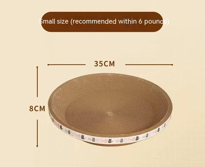 Cat Scratch Board And Cat Nest Integrated, Wear-resistant And Non Falling Debris