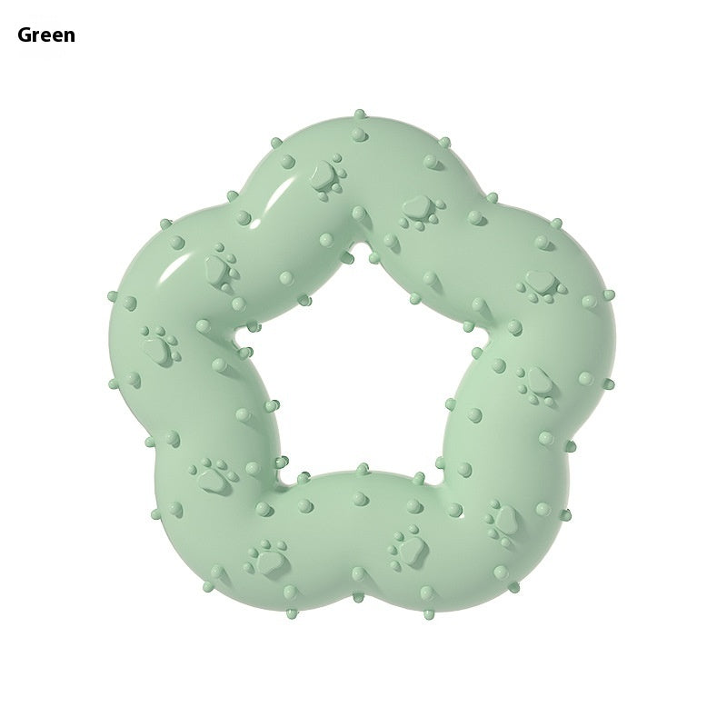 Gnawing Molar Flower Shape Dog Toy