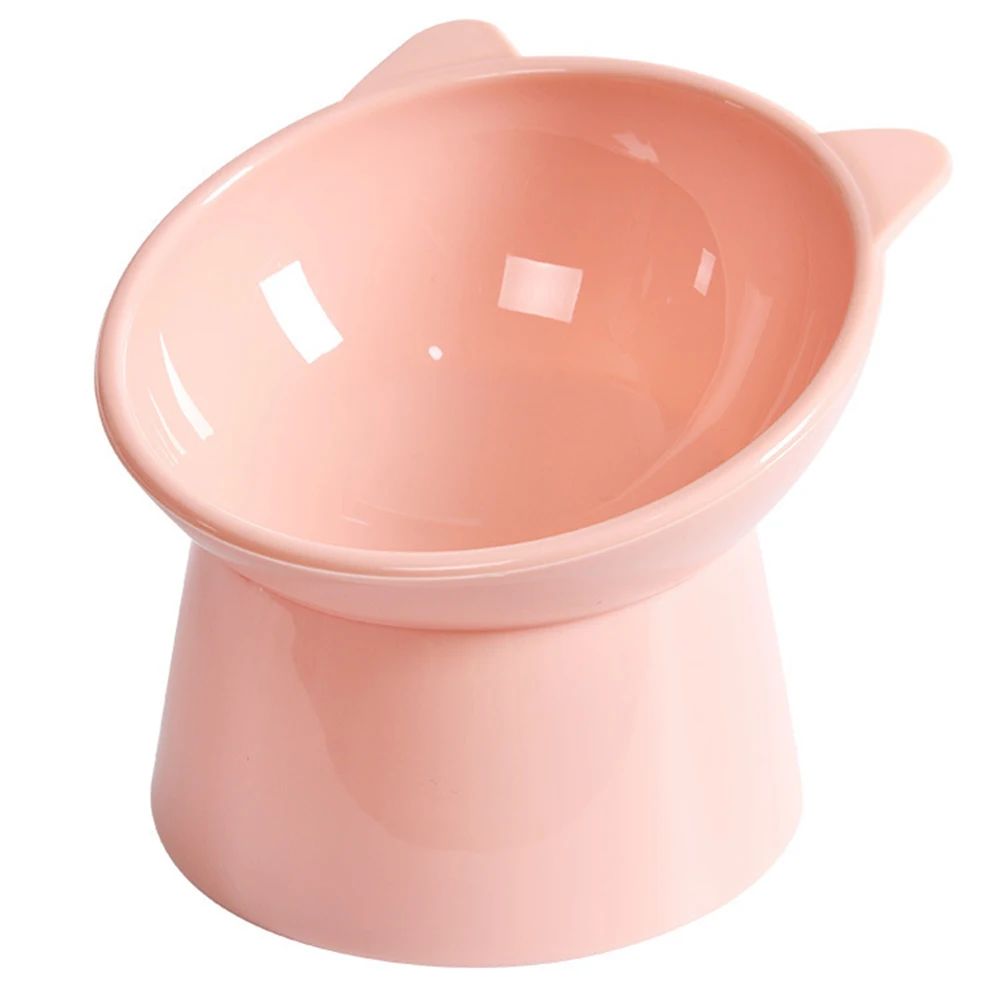 Tilted Cat Food Bowl Elevated Cat Bowl Ergonomic Raised Cat Food Bowl Anti Vomiting Plastic Feeding Bowl Non Slip For Cats Dogs