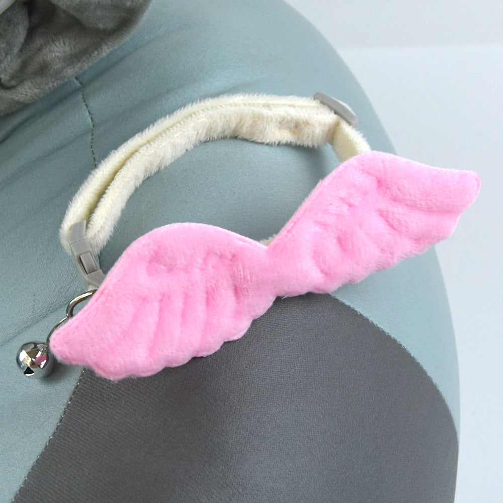 Creative Pet Cat Angel Wings Bell Collar