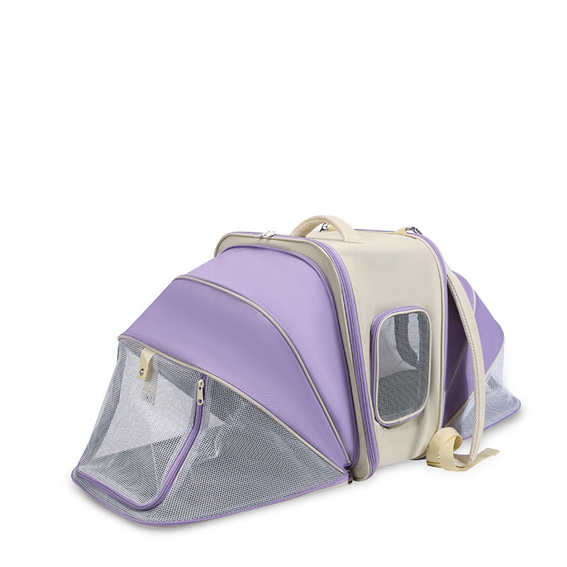 Portable Cat Backpack Outdoor Extendable Pet Camping Bag Fat Cat Available