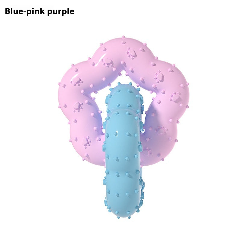 Gnawing Molar Flower Shape Dog Toy