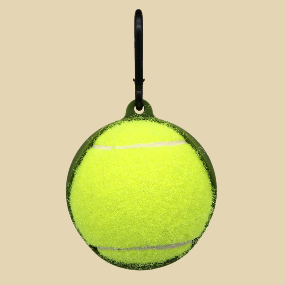 Tennis Bracket Portable Hands-free Dog Walking Supplies Training Ball Sheath