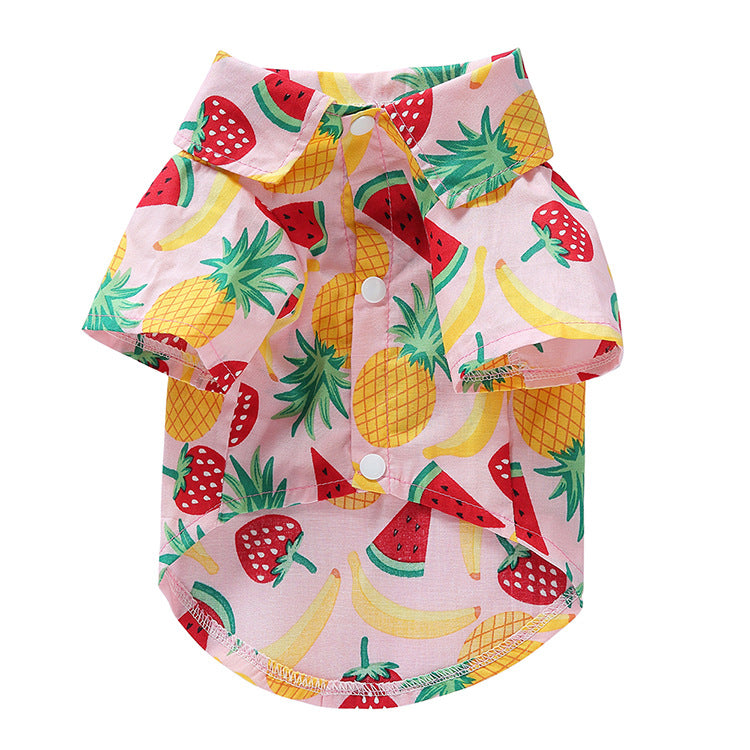 Fashion Personality Fruit Casual Style Dog Clothes