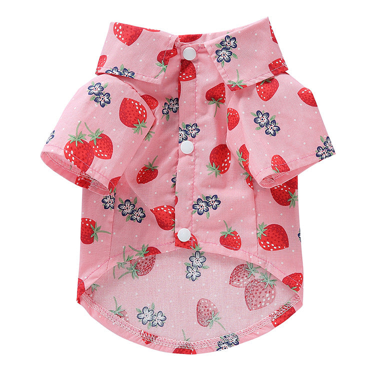 Fashion Personality Fruit Casual Style Dog Clothes