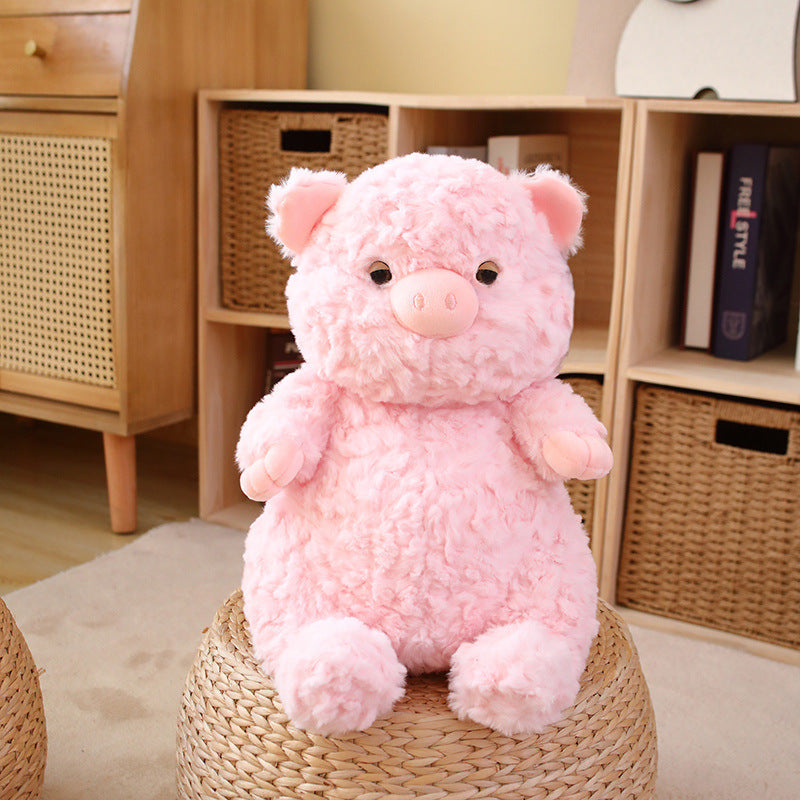 Lazy Series Small Gray Elephant Doll Pig Plush Toy