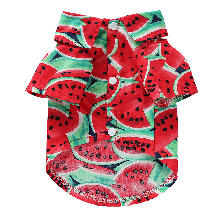 Fashion Personality Fruit Casual Style Dog Clothes