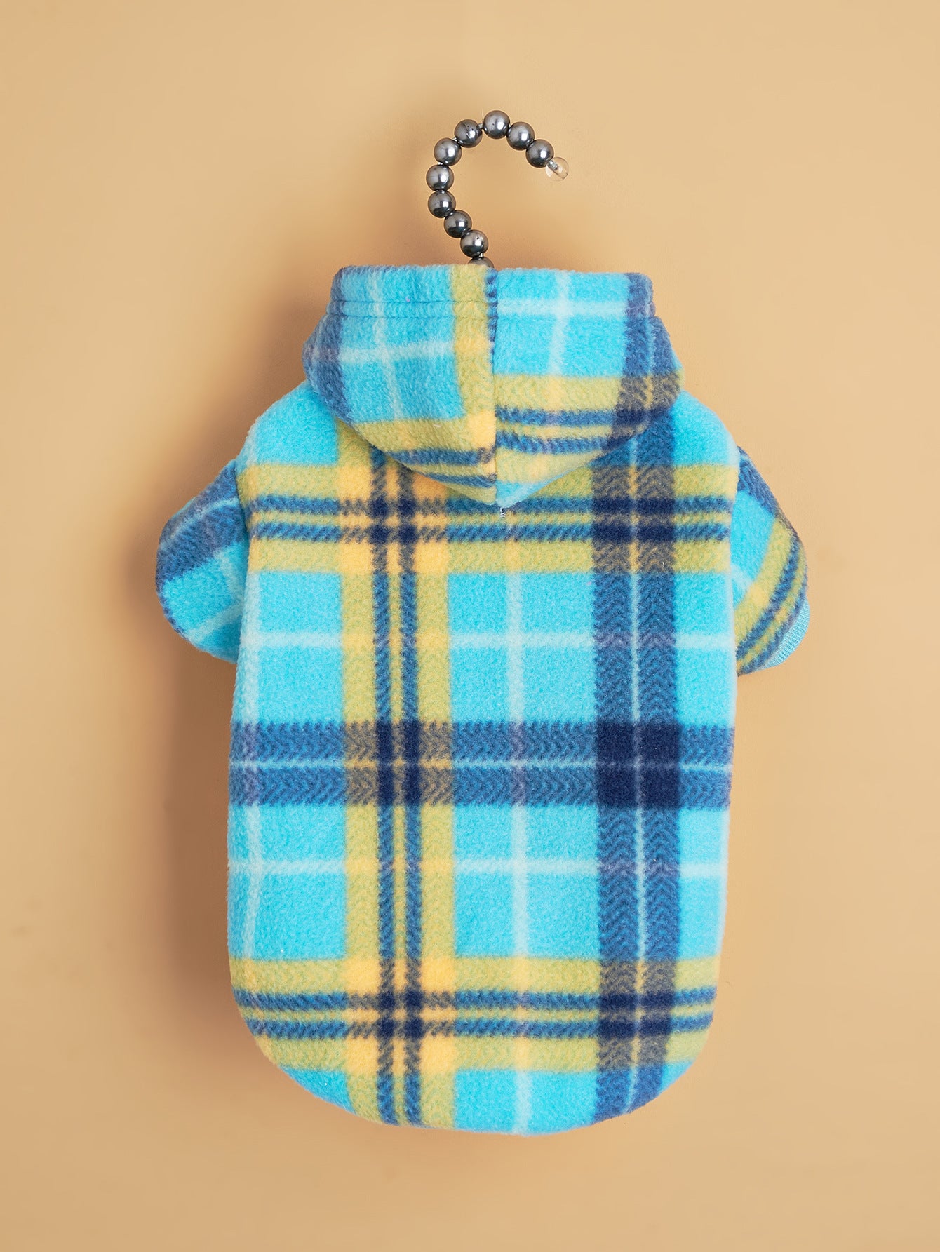 Puppy Warm Anti-lint Clothes Plaid Hoodie Universal