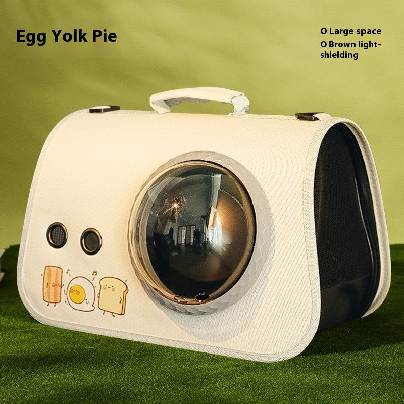 Pet Supplies Cat Bag Out Transparent Space Cover Flight Case