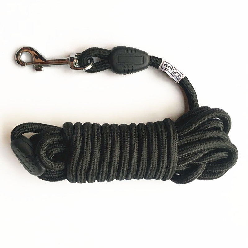 Portable Solid Color Pet Tracking Training Traction Rope