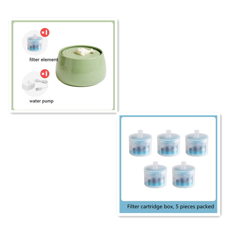 Cat Ceramic Automatic Circulation Filtration Water Dispenser