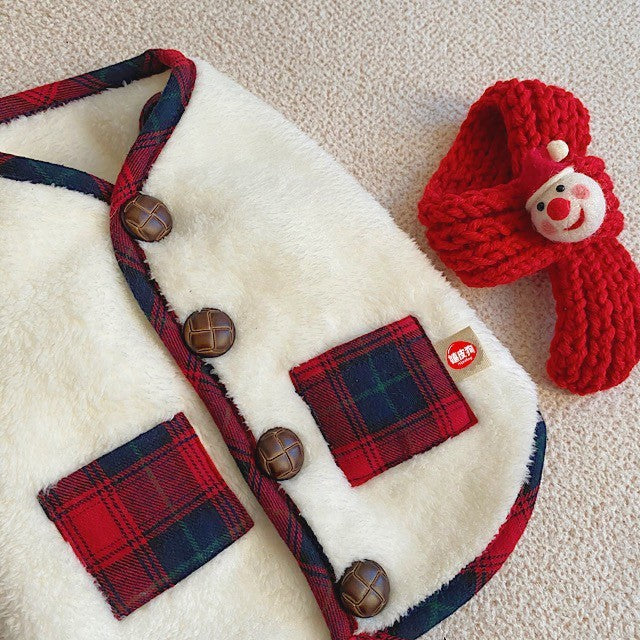 Puppy Dog Autumn And Winter Christmas Elk Pet Sweater