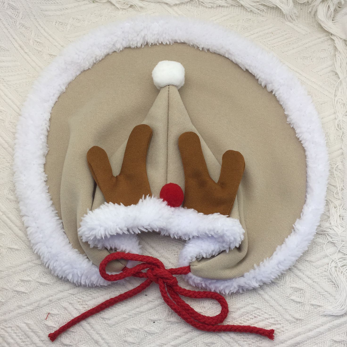 Cat Christmas Cape With Velvet Stars Hat, Small Dog Soft Thick Xmas Cloak, Pets Christmas Costume Dogs Cats Santa Claus Outfits For Goose