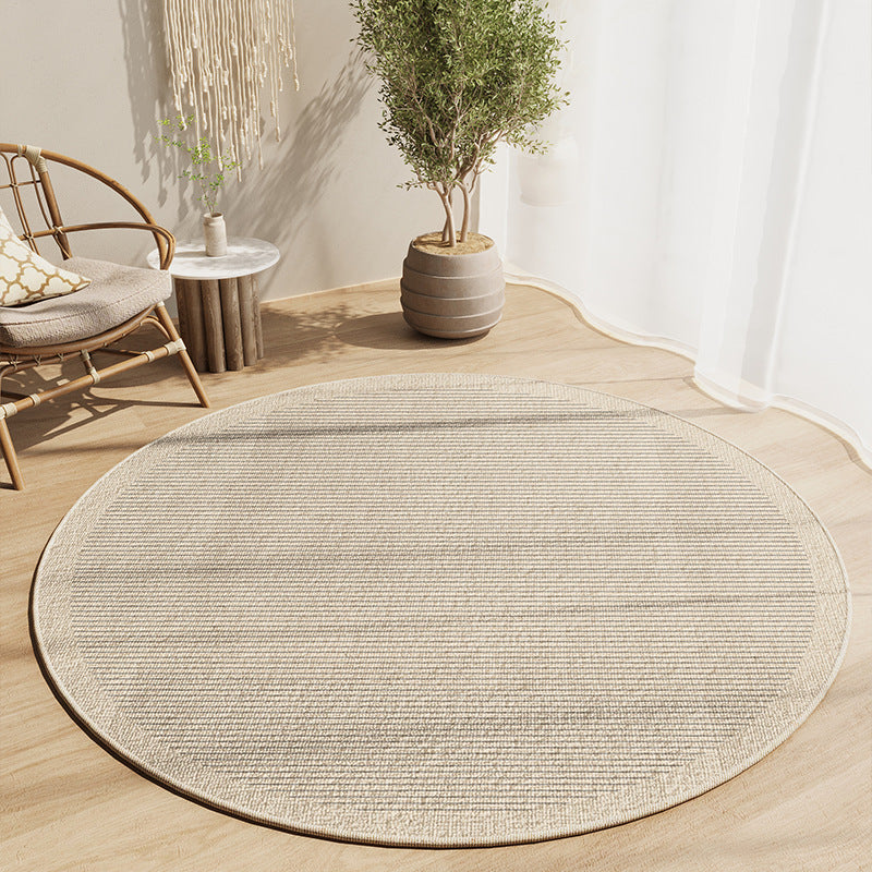 Simple Round Carpet Study Swivel Chair Absorbent Wear-resistant Skid Resistance Blanket