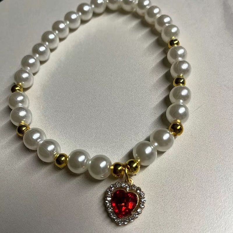 Popular Internet Celebrity Cat Pearl Necklace