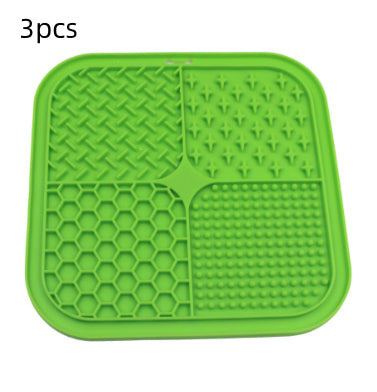 Pet Licking Pad Silicone Pet Food Suction Cup Anti-choke Slow Feeding Bowl Dog Licking Pad