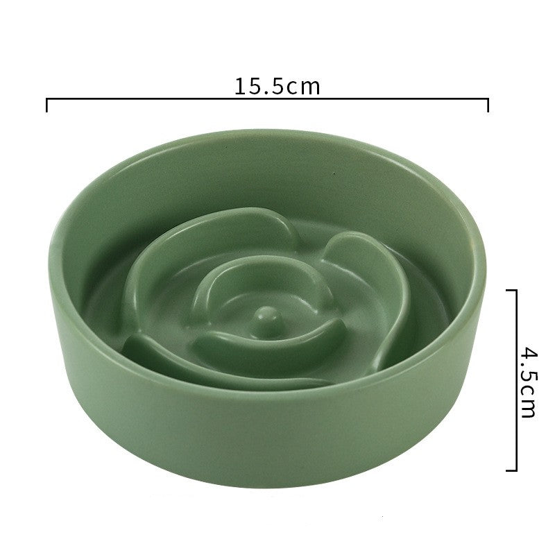 Ceramic Pet Cat And Dog Bowl Small And Medium-sized Dogs Puppy