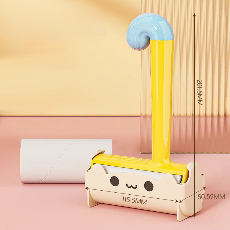 Cat Sticky Hair Device Replaceable Sticky Paper Nice Wind Pet Sticky Hair For The Home Applicable Multi-material Clothing Multifunction