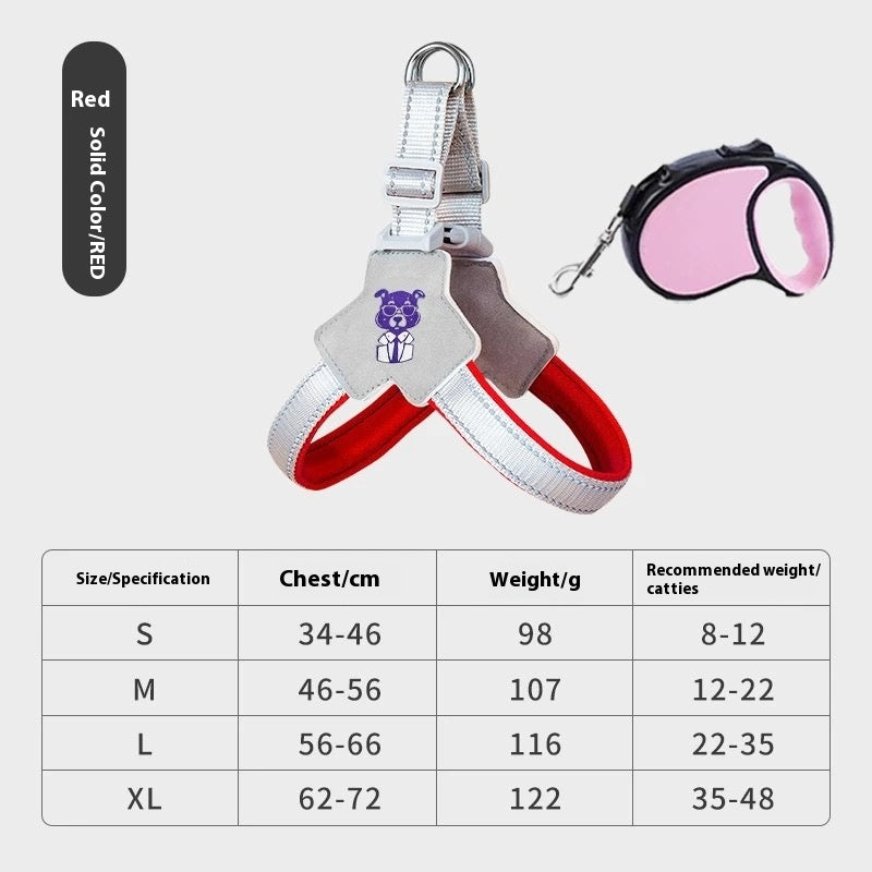 Hand Holding Rope Vest Dog Leash