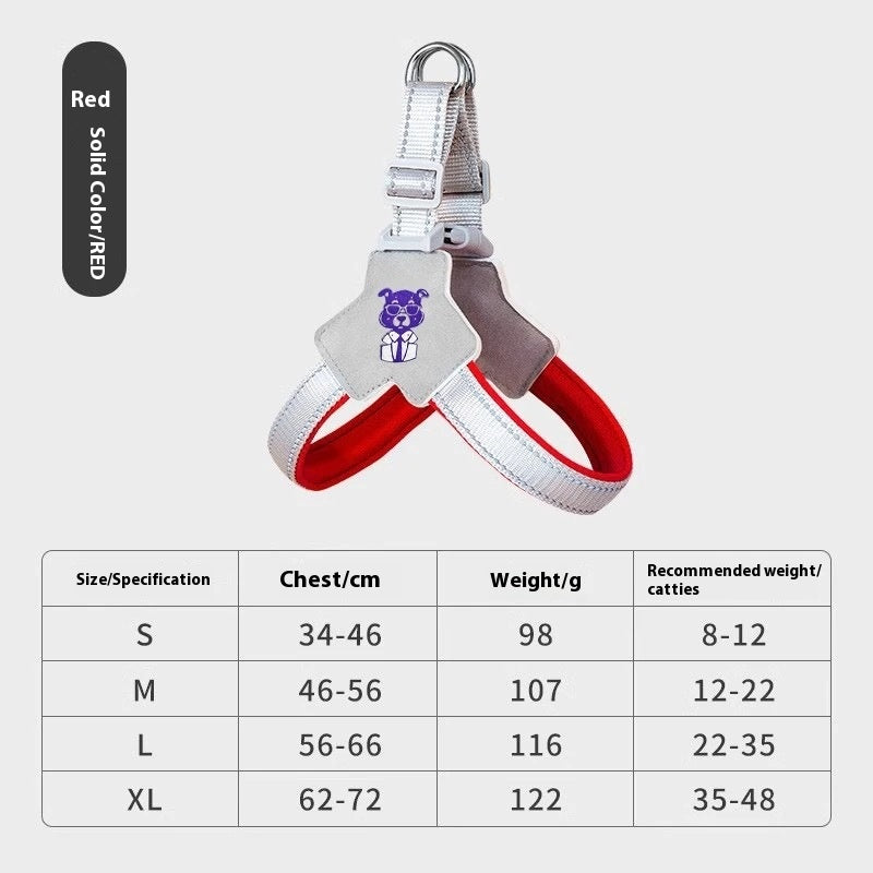 Hand Holding Rope Vest Dog Leash